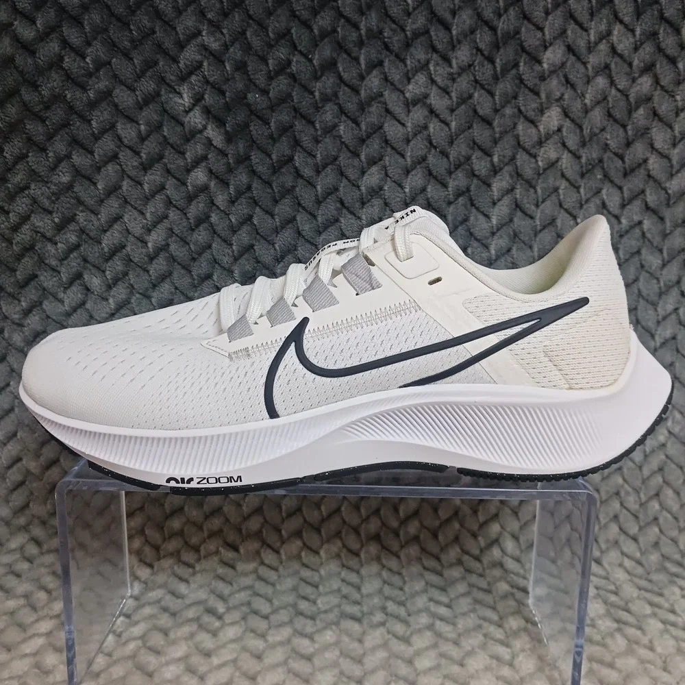 Nike Air Zoom Pegasus 38 White Black Men's Walking Running Sneakers Shoes Size 7